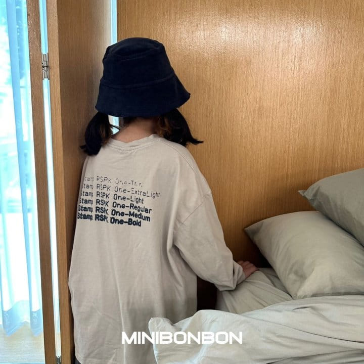Mini Bongbong - Korean Children Fashion - #designkidswear - Letter Tee - 5