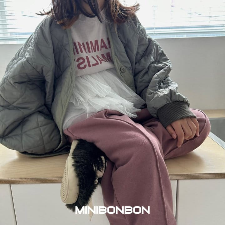 Mini Bongbong - Korean Children Fashion - #kidsstore - Down Pants with Mom - 7