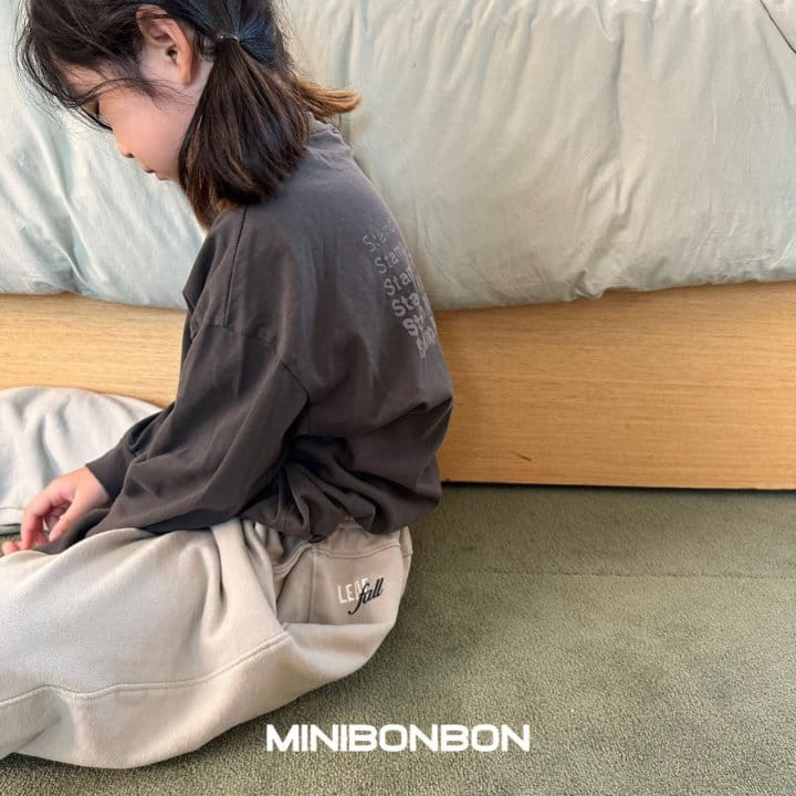 Mini Bongbong - Korean Children Fashion - #kidzfashiontrend - Letter Tee - 10