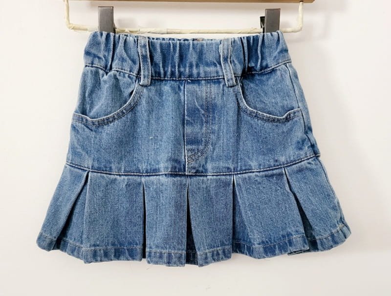 Miniature - Korean Children Fashion - #kidzfashiontrend - Lala Denim Skirt - 4