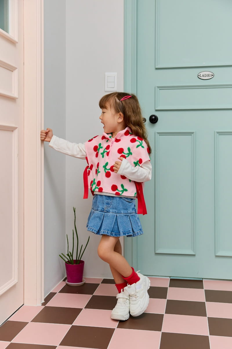 Miniature - Korean Children Fashion - #designkidswear - Cherry Vest - 9