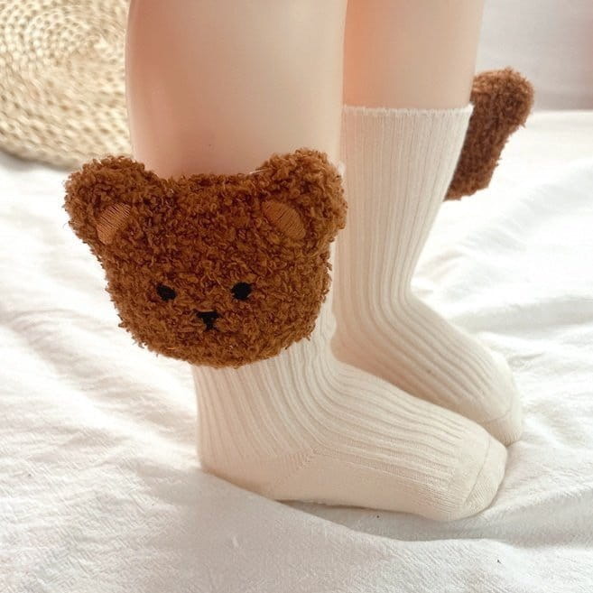 Miso - Korean Baby Fashion - #babyboutique - Big Bear Socks