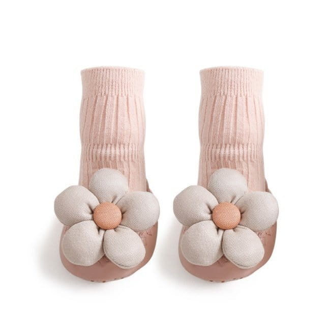 Miso - Korean Baby Fashion - #babyboutique - Flower Walk  Socks - 7