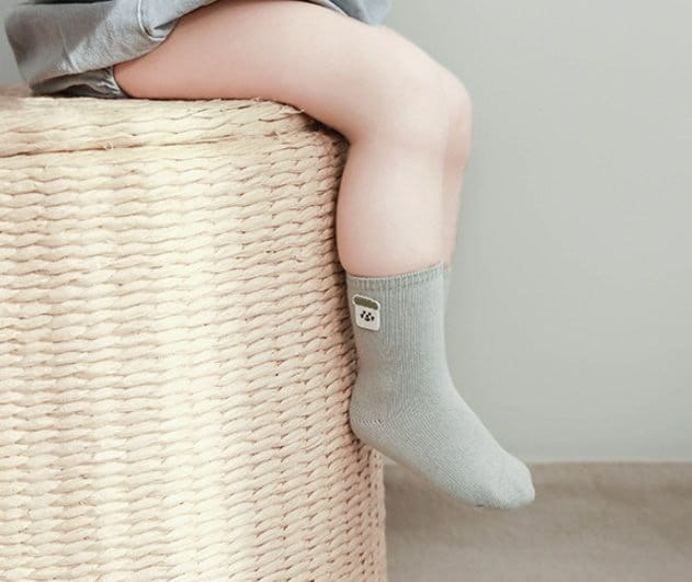 Miso - Korean Baby Fashion - #babyfashion - Mushroom Socks - 4