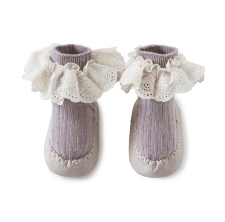 Miso - Korean Baby Fashion - #babyoutfit - Lace Walk  Socks - 6