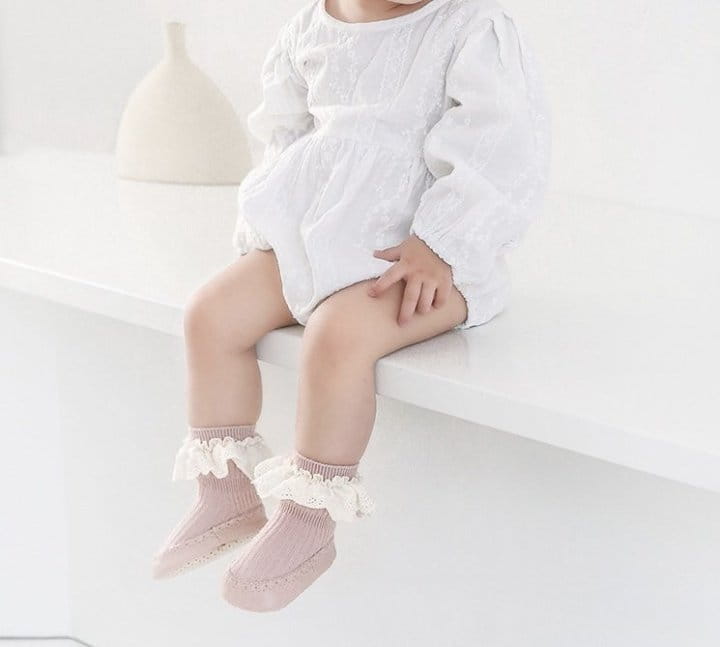 Miso - Korean Baby Fashion - #babywear - Lace Walk  Socks - 7