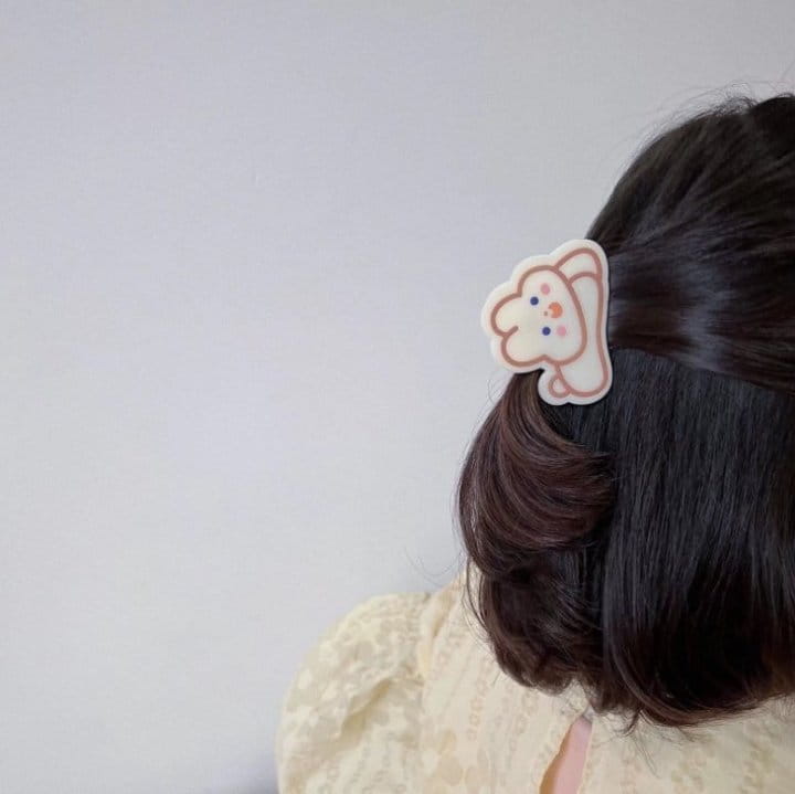 Miso - Korean Children Fashion - #kidsshorts - Bunny Bear Hairpin - 3