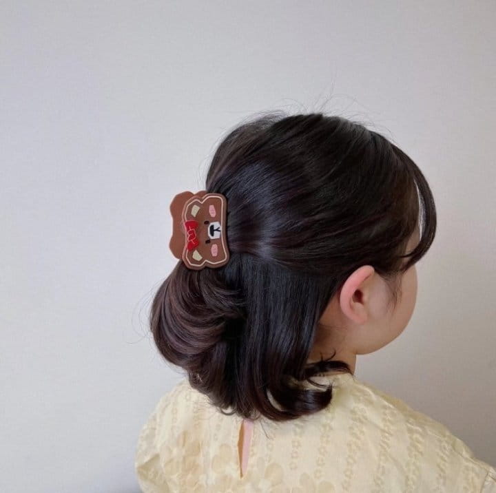 Miso - Korean Children Fashion - #kidsshorts - Bunny Bear Hairpin - 4