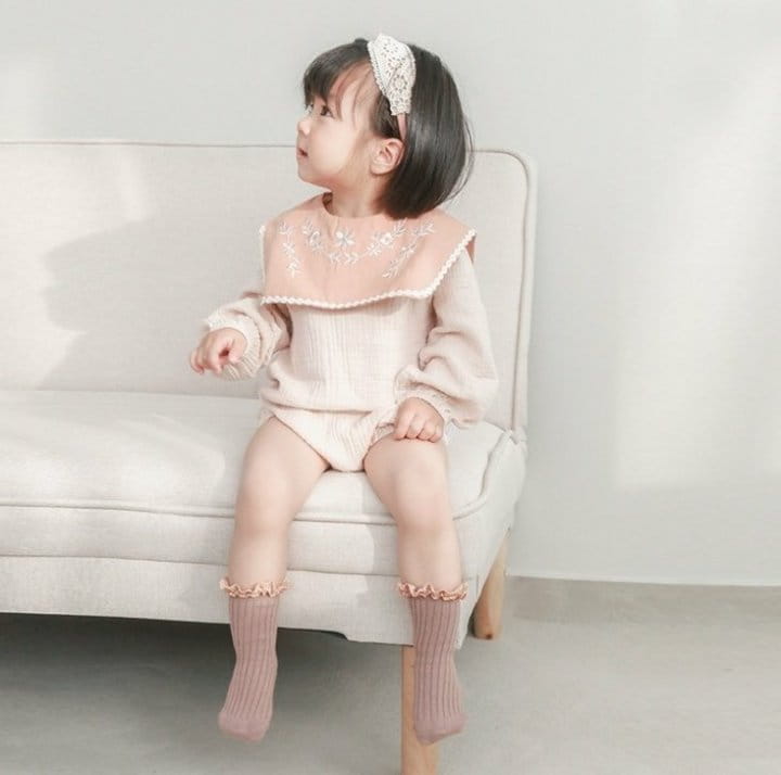 Miso - Korean Children Fashion - #minifashionista - Check Frill Socks - 7