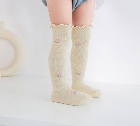 Miso - Korean Children Fashion - #todddlerfashion - Frisia Knee Socks - 4