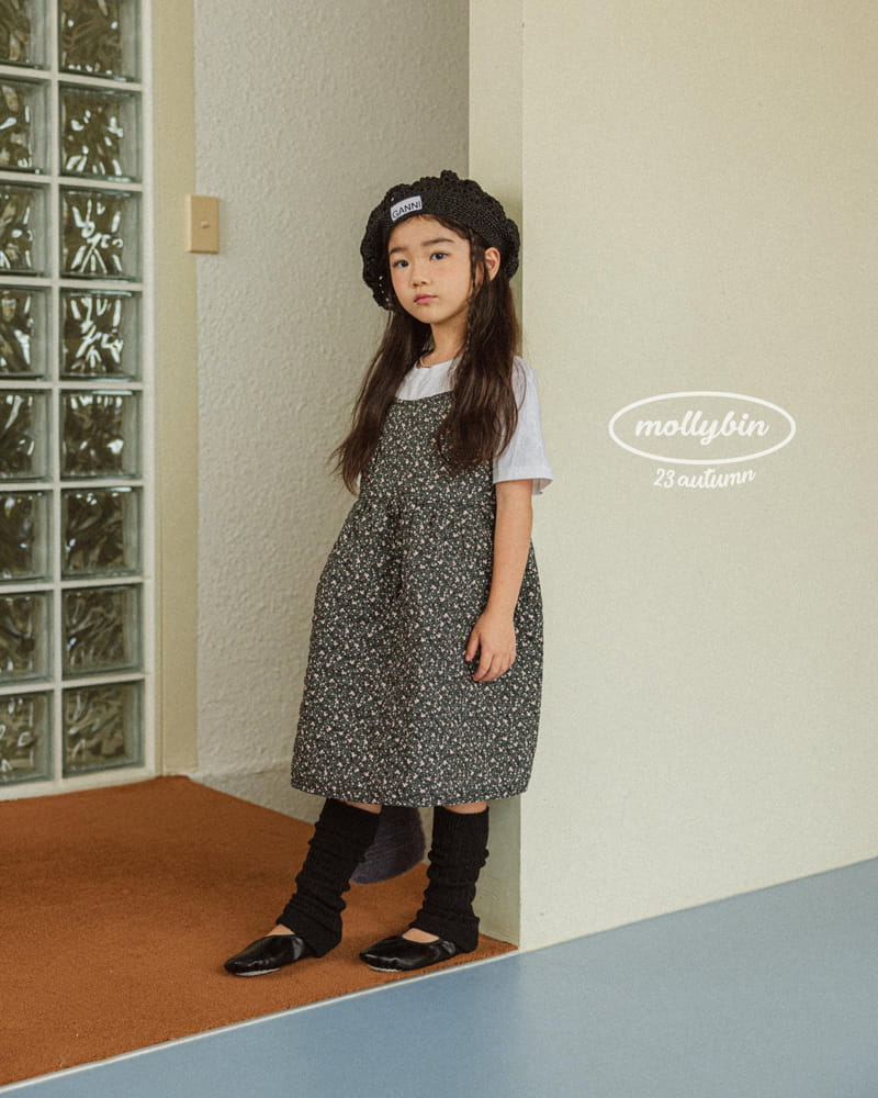 Mollybin - Korean Children Fashion - #stylishchildhood - Celin Quilting One-piece - 4