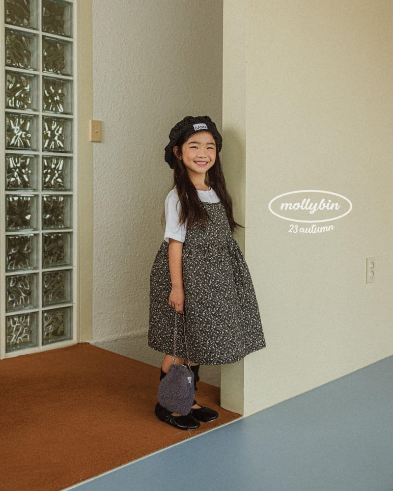 Mollybin - Korean Children Fashion - #designkidswear - Celin Quilting One-piece - 6