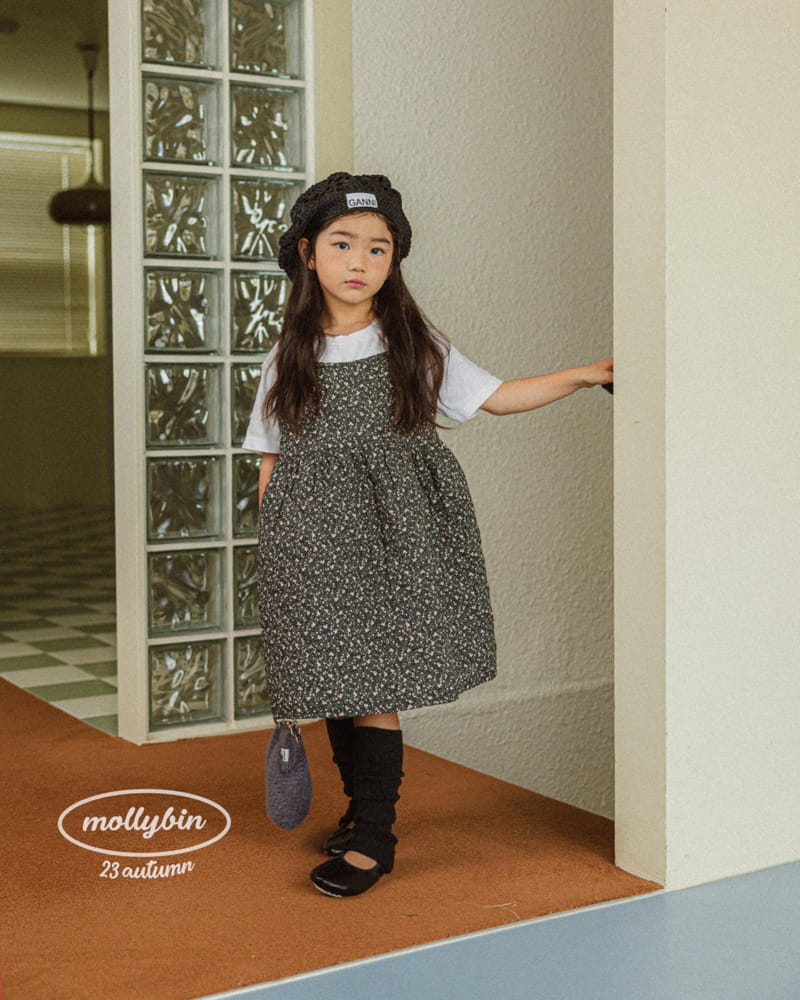 Mollybin - Korean Children Fashion - #stylishchildhood - Celin Quilting One-piece - 3