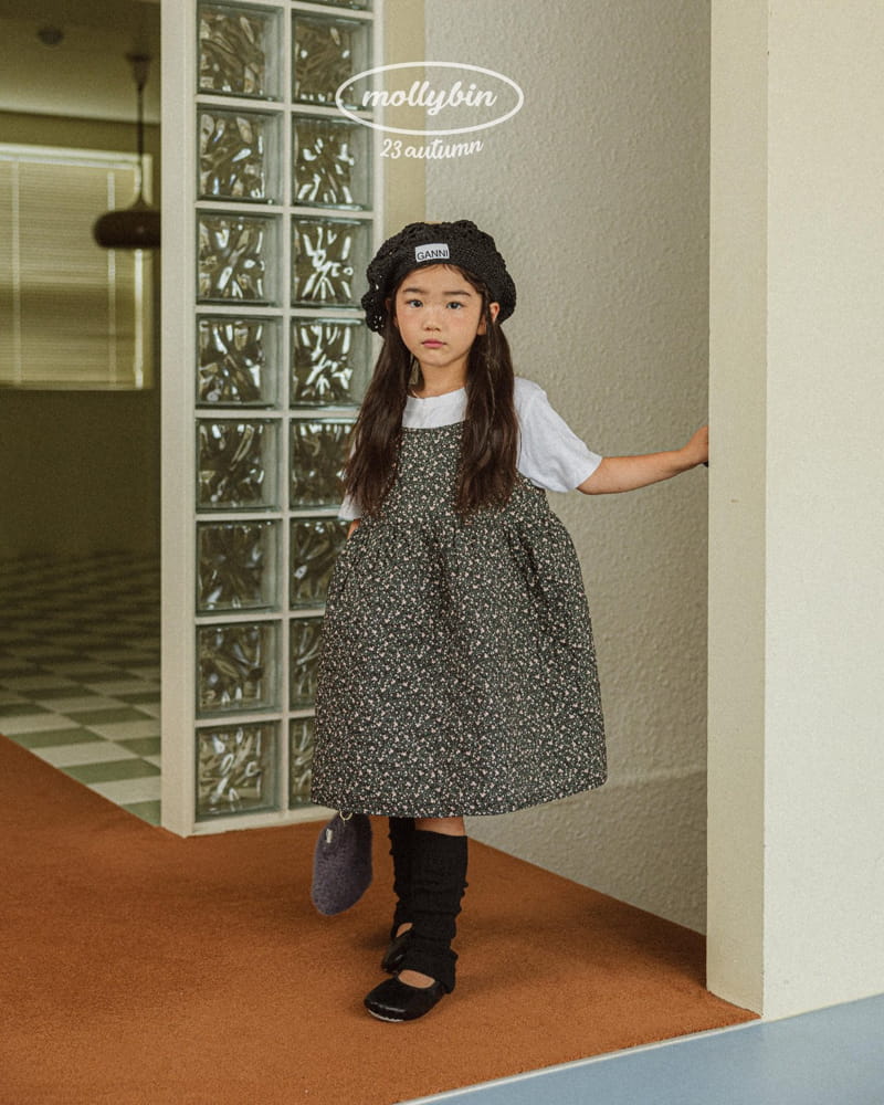 Mollybin - Korean Children Fashion - #todddlerfashion - Celin Quilting One-piece