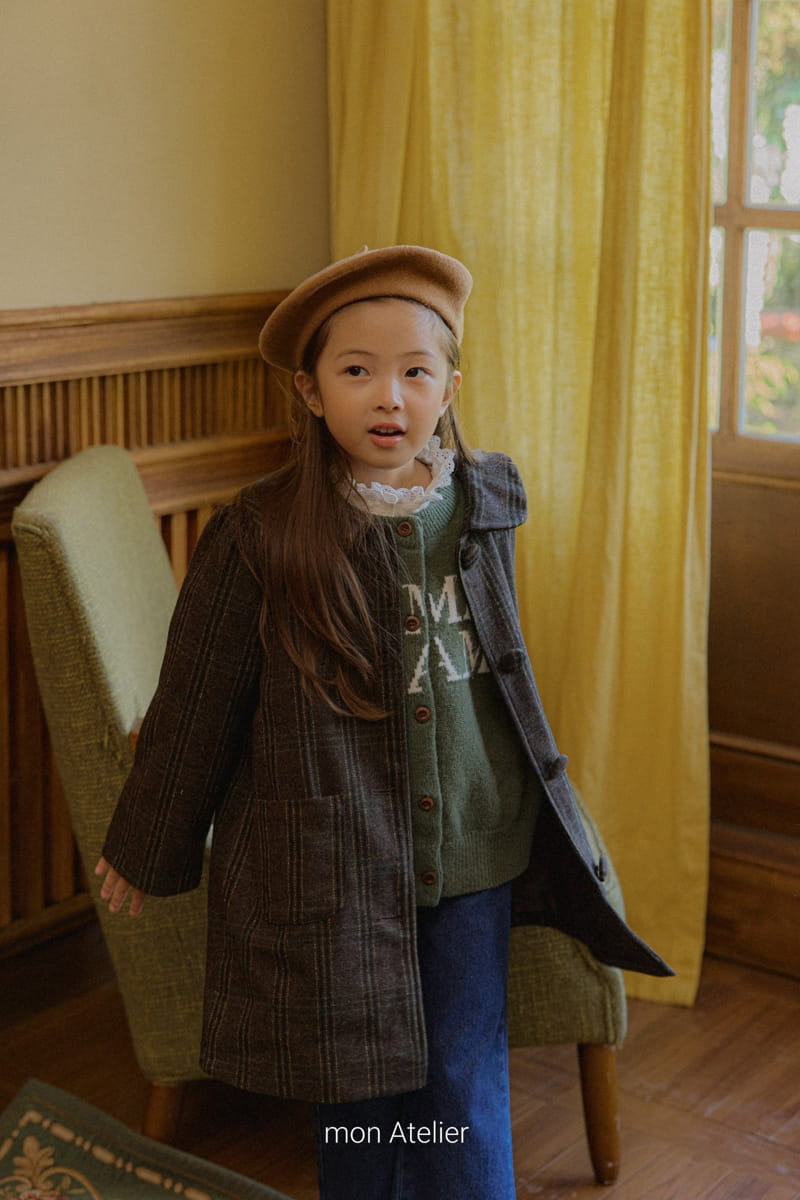 Mon Atelier - Korean Children Fashion - #fashionkids - Camel Cardigan - 10