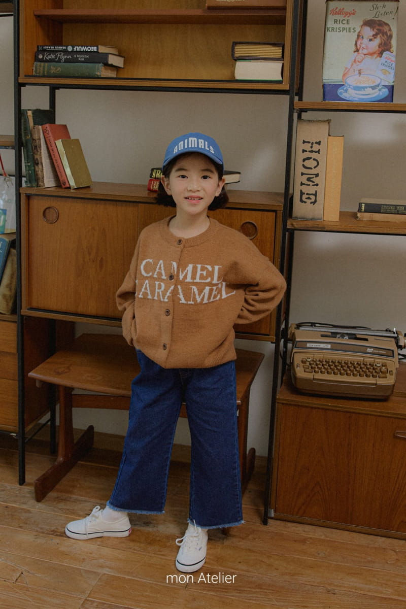 Mon Atelier - Korean Children Fashion - #kidsshorts - Camel Cardigan - 11