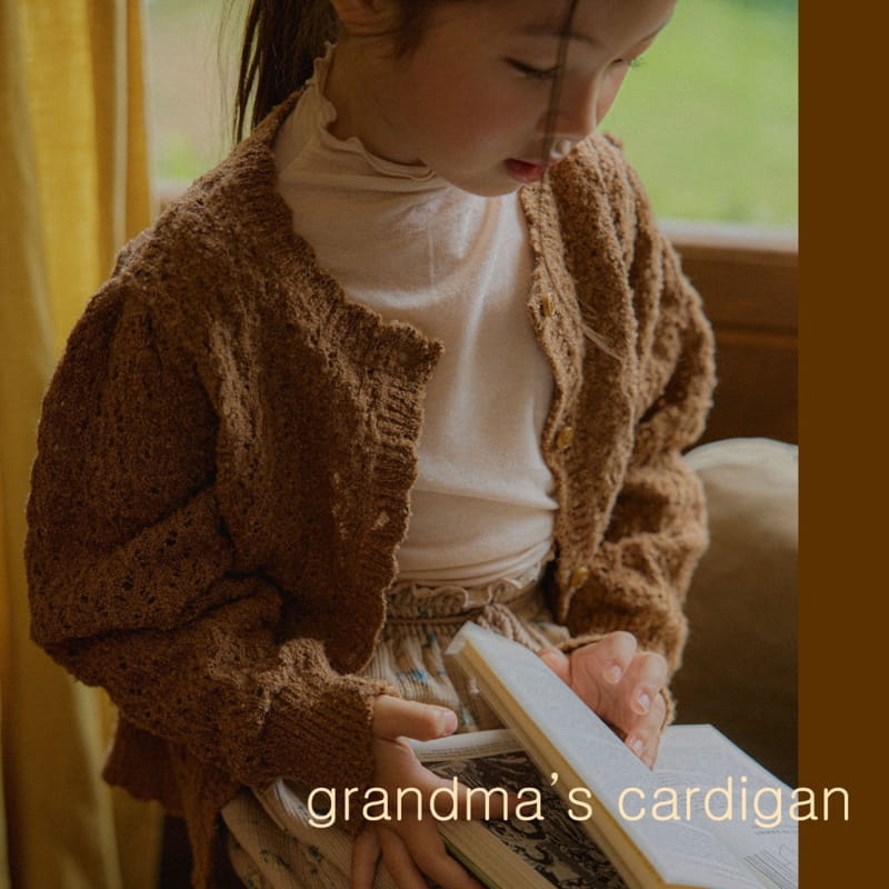 Mon Atelier - Korean Children Fashion - #littlefashionista - Grand Ma Cardigan