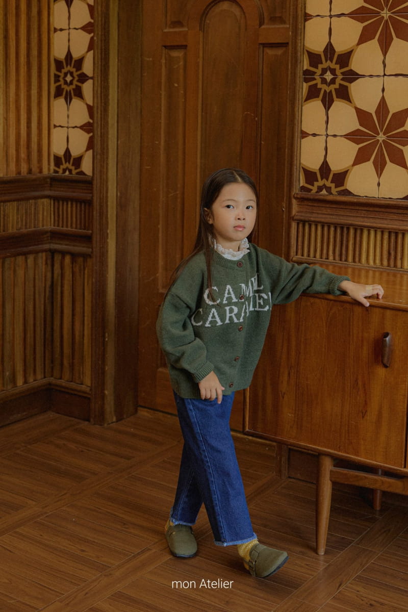 Mon Atelier - Korean Children Fashion - #prettylittlegirls - Camel Cardigan - 2