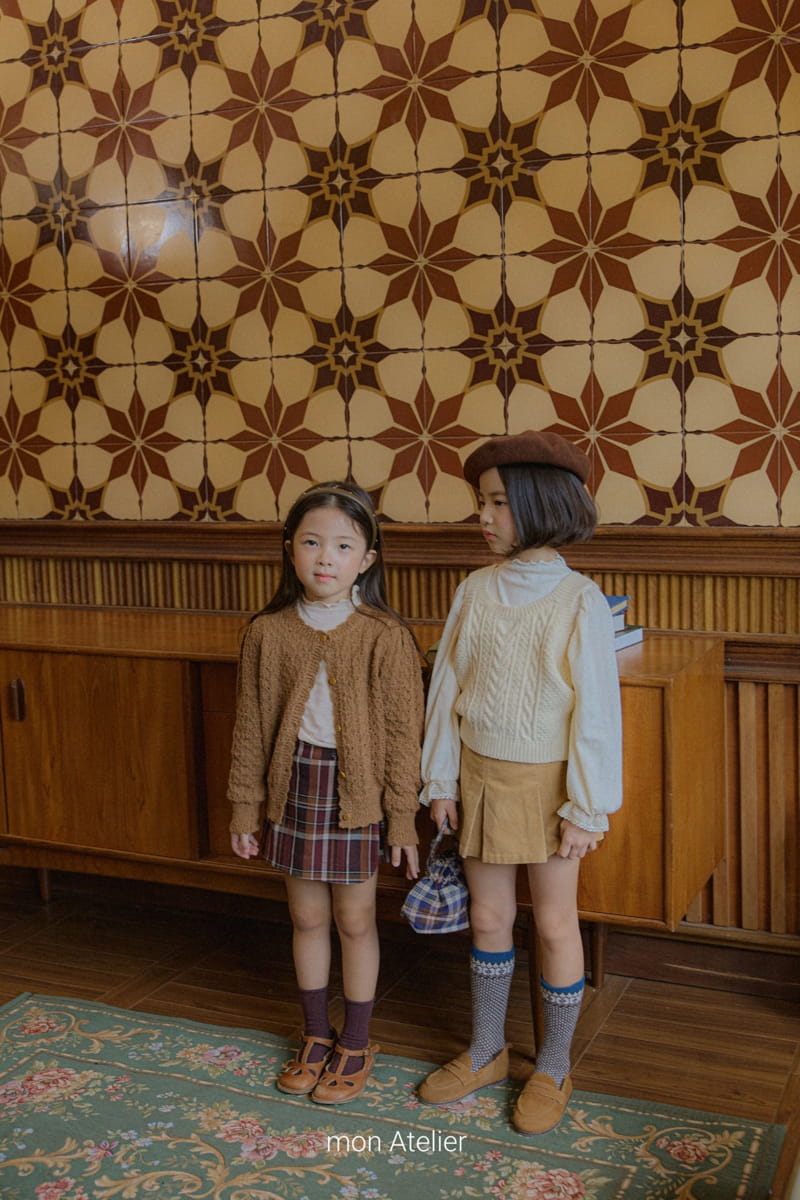 Mon Atelier - Korean Children Fashion - #toddlerclothing - Grand Ma Cardigan - 6