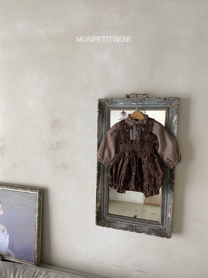 Mon Petit Bebe - Korean Baby Fashion - #babywear - Miel Smocked Bodysuit - 6