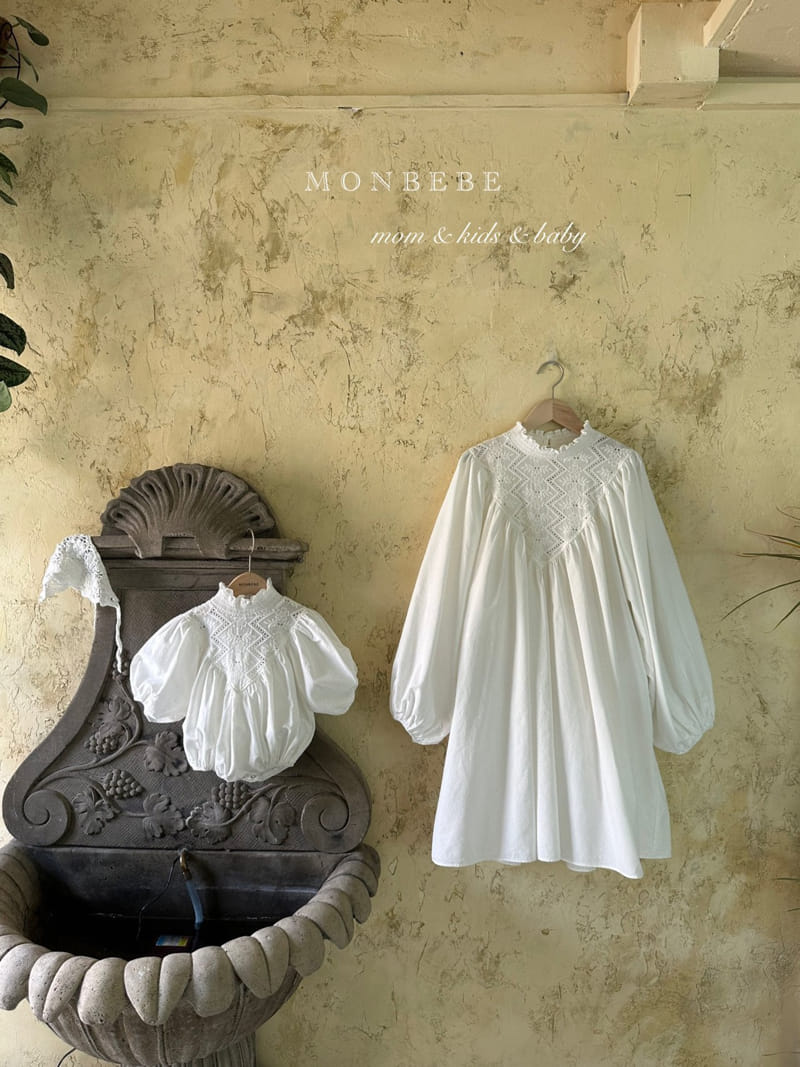 Monbebe - Korean Baby Fashion - #babyfever - Benesa Lace Bodysuit - 3