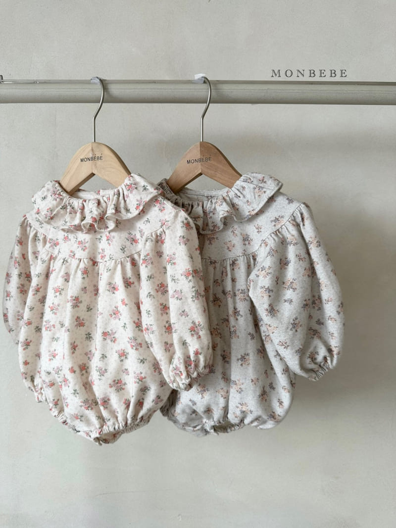 Monbebe - Korean Baby Fashion - #babyootd - Ellder Flower Bodysuit - 6