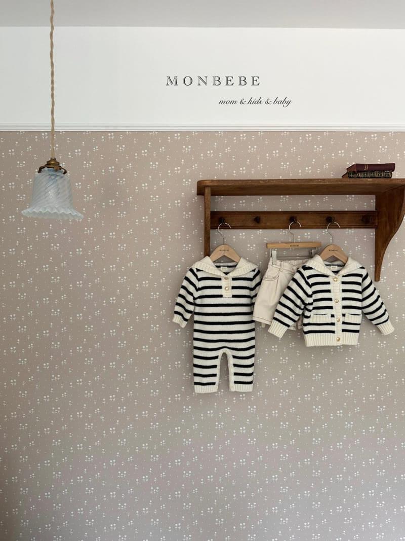 Monbebe - Korean Baby Fashion - #babyoutfit - Mue Knit Bodysuit - 2