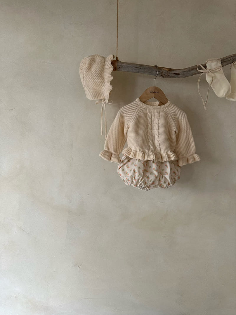 Monbebe - Korean Baby Fashion - #babyoutfit - Olivia Knit Bonnet - 6