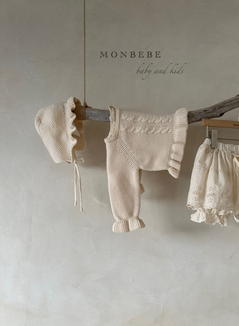 Monbebe - Korean Baby Fashion - #babyoutfit - Olivia Knit Bonnet - 7