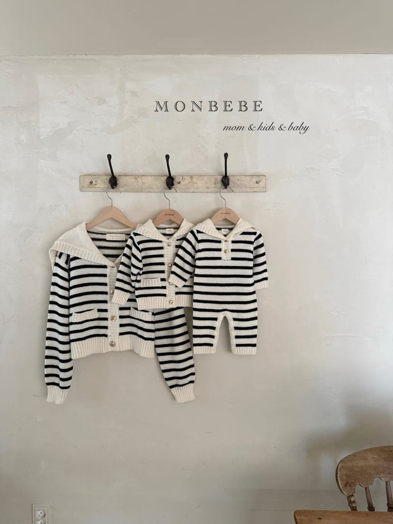 Monbebe - Korean Baby Fashion - #babywear - Mue Knit Cardigan Mom - 5