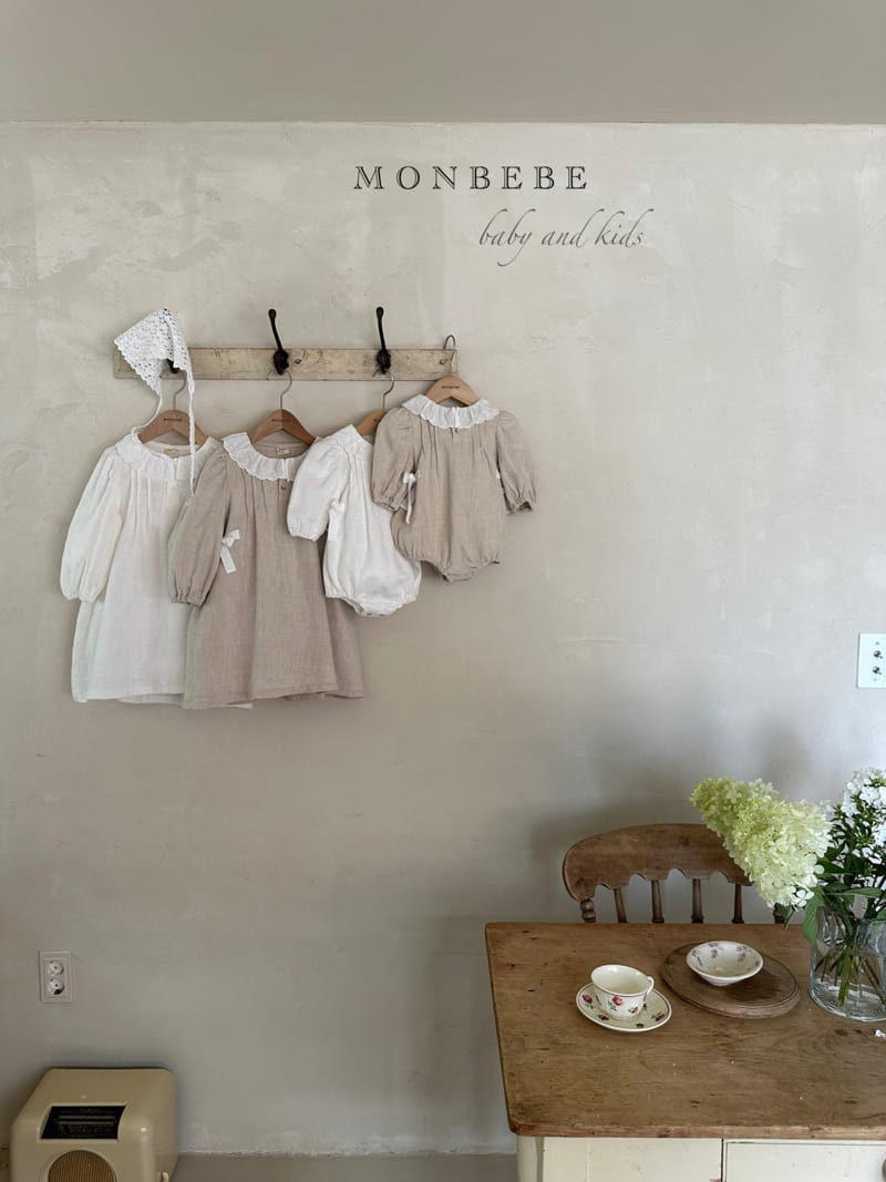 Monbebe - Korean Baby Fashion - #onlinebabyshop - Bera Pintuck Bodysuit