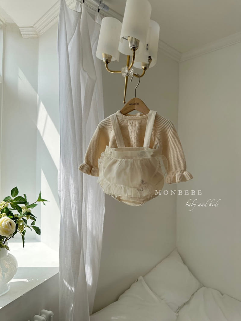 Monbebe - Korean Baby Fashion - #onlinebabyshop - Apron Lolo Dungarees Bloomer - 8