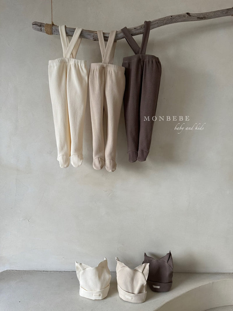 Monbebe - Korean Baby Fashion - #smilingbaby - Cat Dungarees - 3