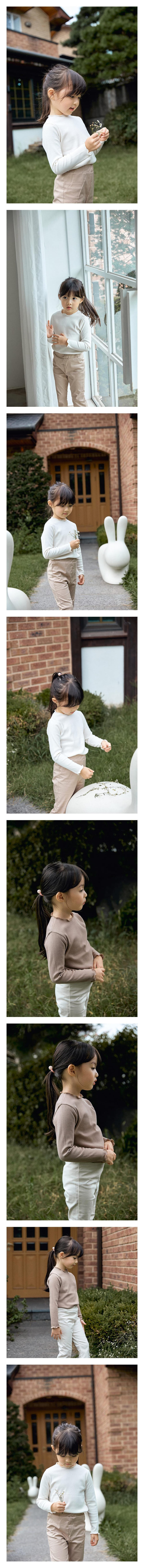 Moncher Chouchou - Korean Children Fashion - #childofig - Latte Rin Tee