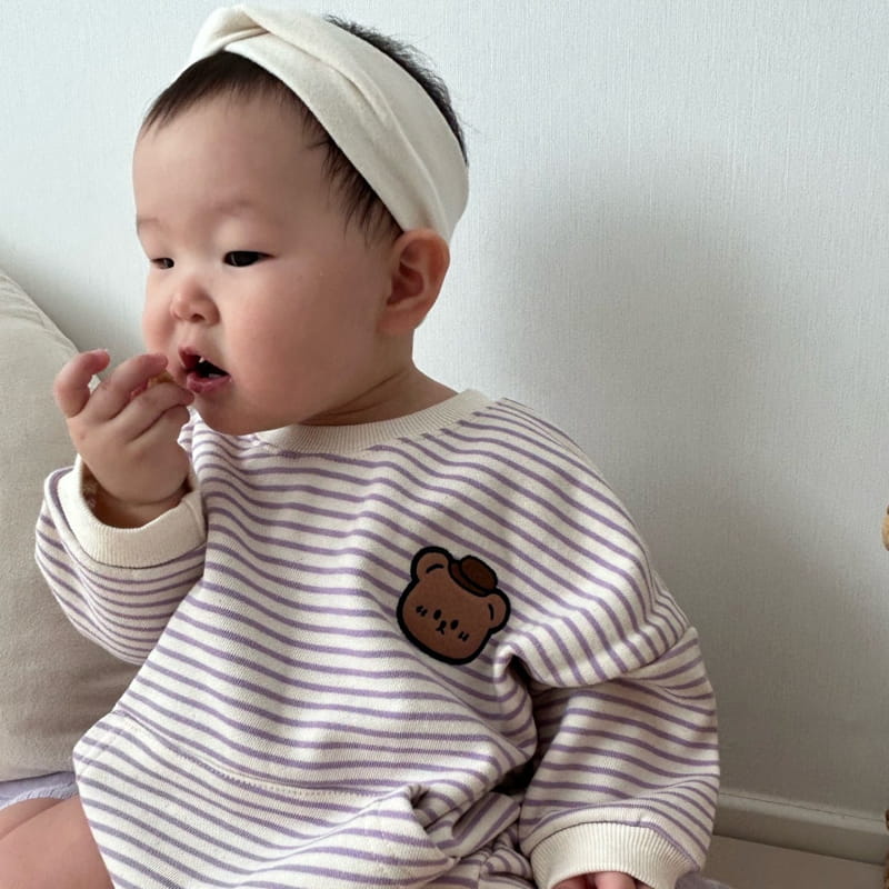 Moran - Korean Baby Fashion - #babyfever - Pocket Bear Bodysuit