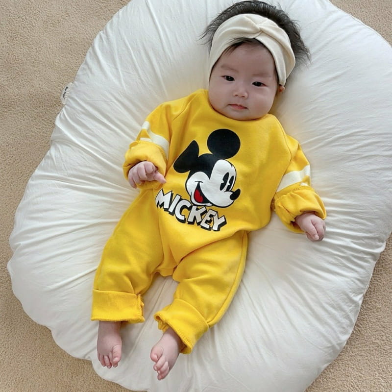 Moran - Korean Baby Fashion - #babywear - Lime Bodysuit - 4