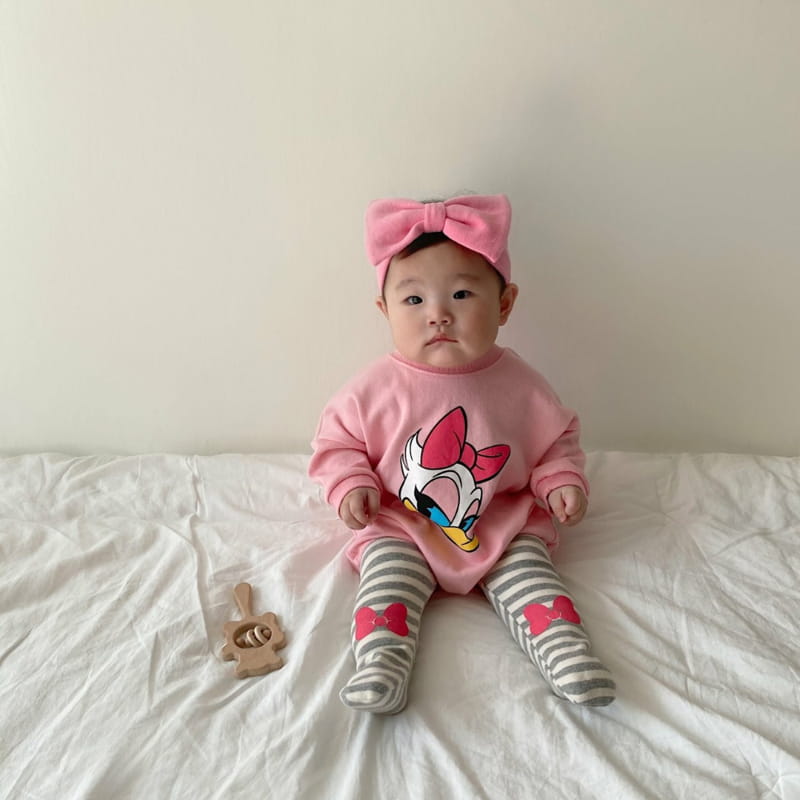 Moran - Korean Baby Fashion - #onlinebabyboutique - Hi Sweatshirt Bodysuit - 7