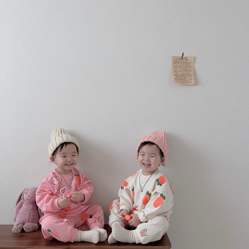 Moran - Korean Children Fashion - #childofig - Carrot Top Bottom Set - 4