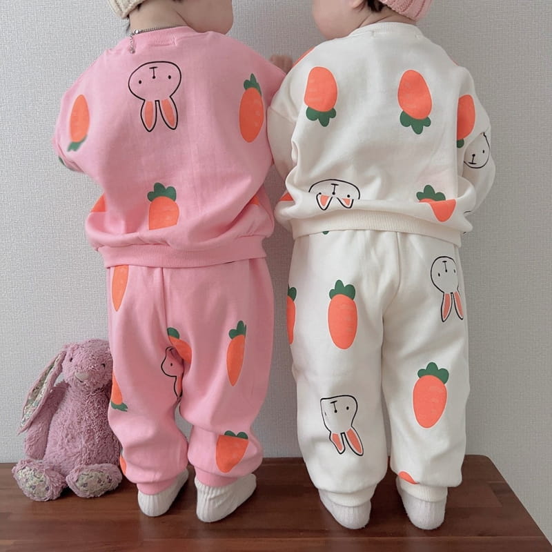 Moran - Korean Children Fashion - #discoveringself - Carrot Top Bottom Set - 6