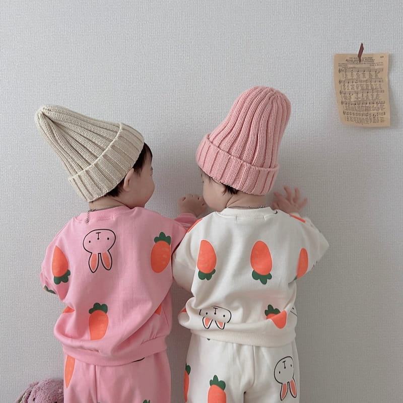Moran - Korean Children Fashion - #fashionkids - Carrot Top Bottom Set - 7