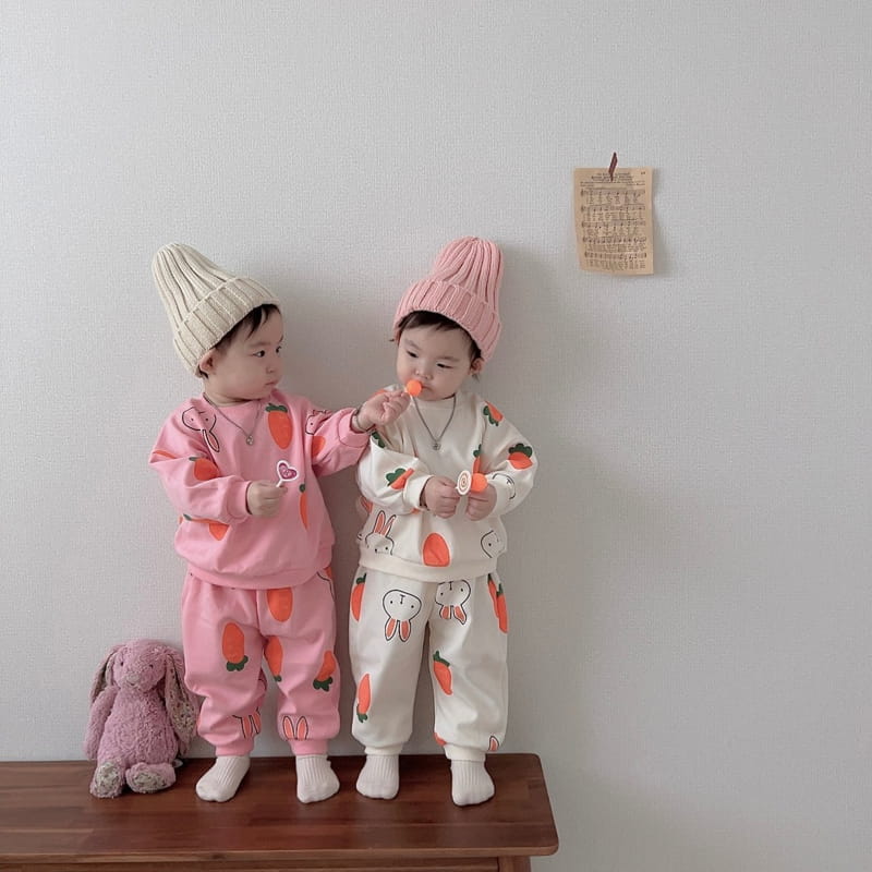 Moran - Korean Children Fashion - #kidzfashiontrend - Carrot Top Bottom Set - 10