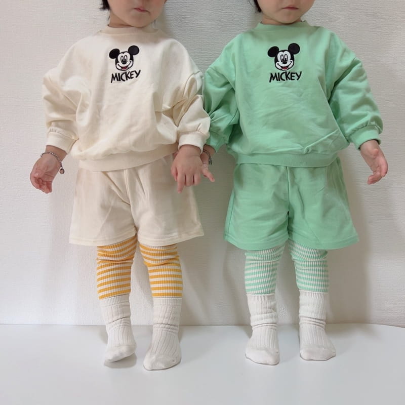 Moran - Korean Children Fashion - #littlefashionista - Embrodiery M Top Bottom Set - 7