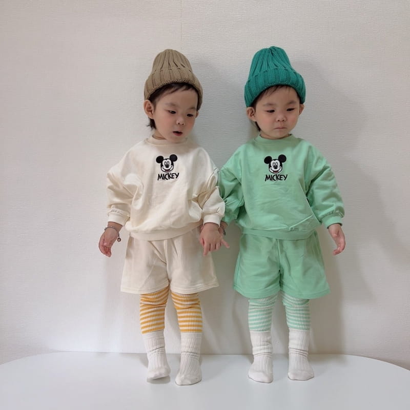 Moran - Korean Children Fashion - #magicofchildhood - Embrodiery M Top Bottom Set - 8