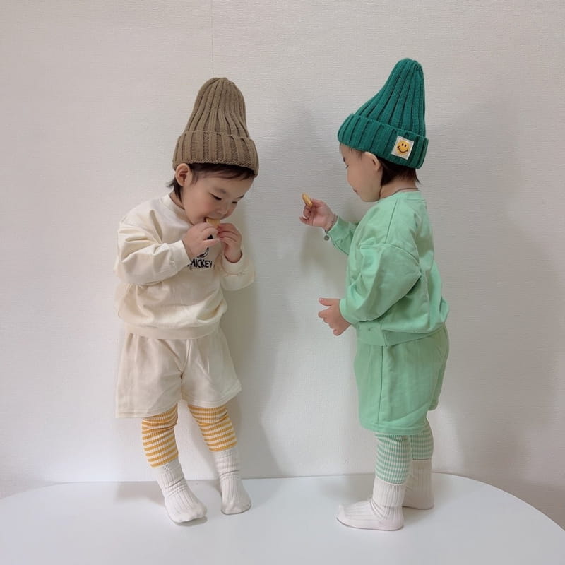 Moran - Korean Children Fashion - #prettylittlegirls - Embrodiery M Top Bottom Set - 10