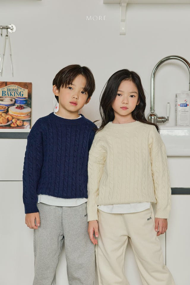 More - Korean Children Fashion - #childofig - Cable Knit Tee