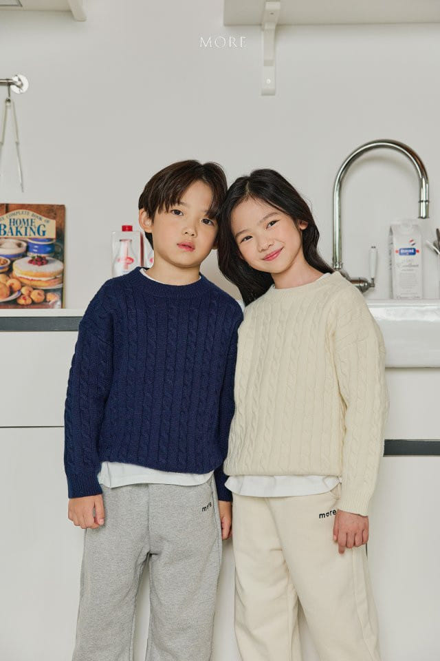 More - Korean Children Fashion - #designkidswear - Cable Knit Tee - 3