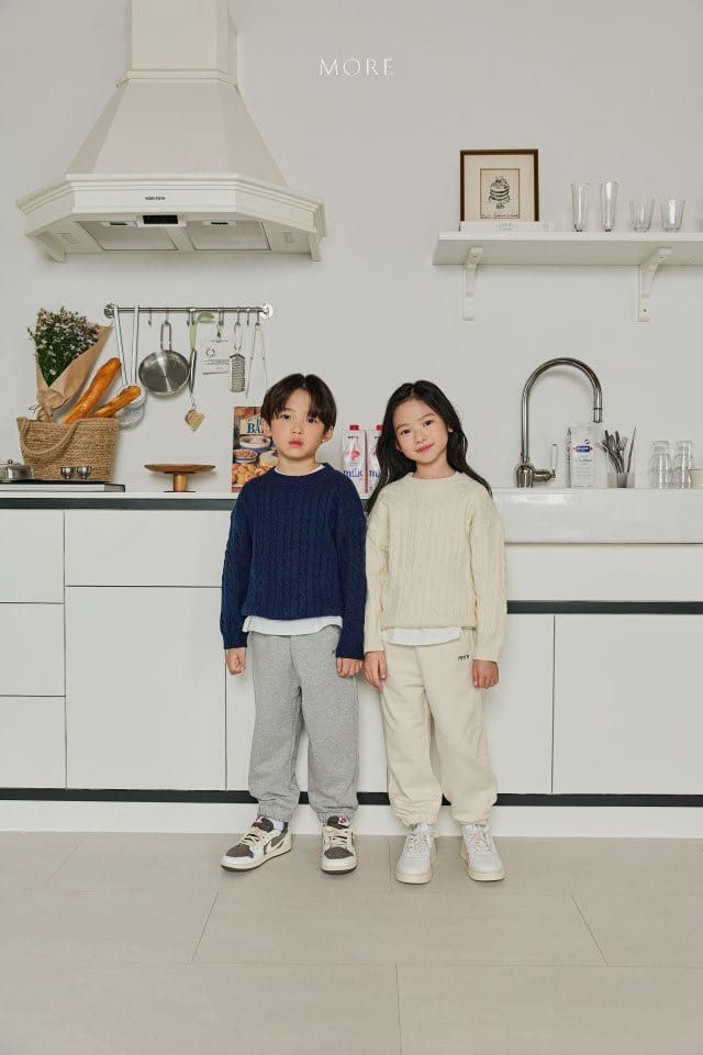More - Korean Children Fashion - #designkidswear - Cable Knit Tee - 4