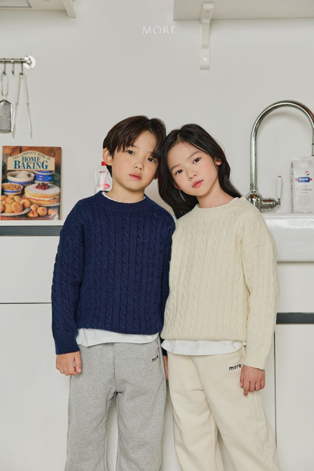 More - Korean Children Fashion - #fashionkids - Cable Knit Tee - 5
