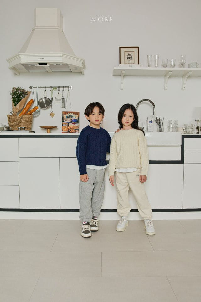 More - Korean Children Fashion - #kidsstore - Cable Knit Tee - 7
