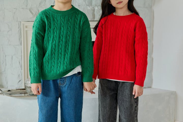More - Korean Children Fashion - #minifashionista - Cable Knit Tee - 12